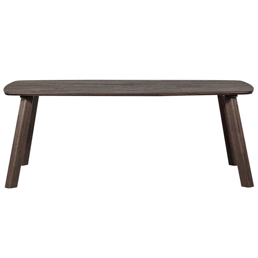 Tafel Taylor uit eikenhout rechthoekig donkerbruin 200x100cm