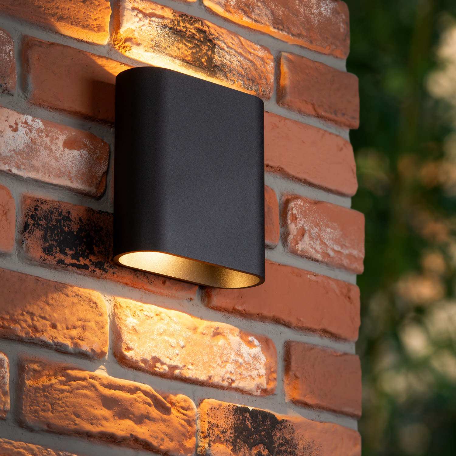 Applique murale Intérieur/Extérieur - LED Dim. - 2X5W 2700K - IP65 - Noir