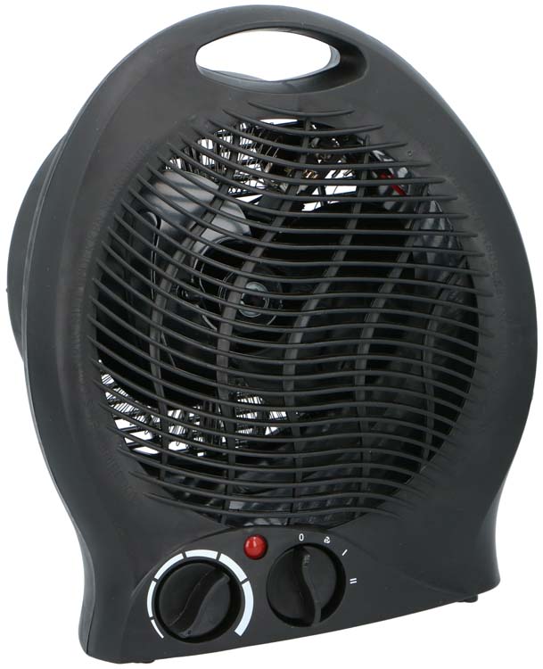Radiateur soufflant 2000 watt noir