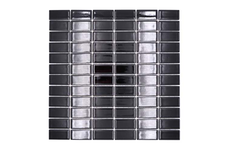 Mosaïque Architec noir brillant 29,8x29,8cm