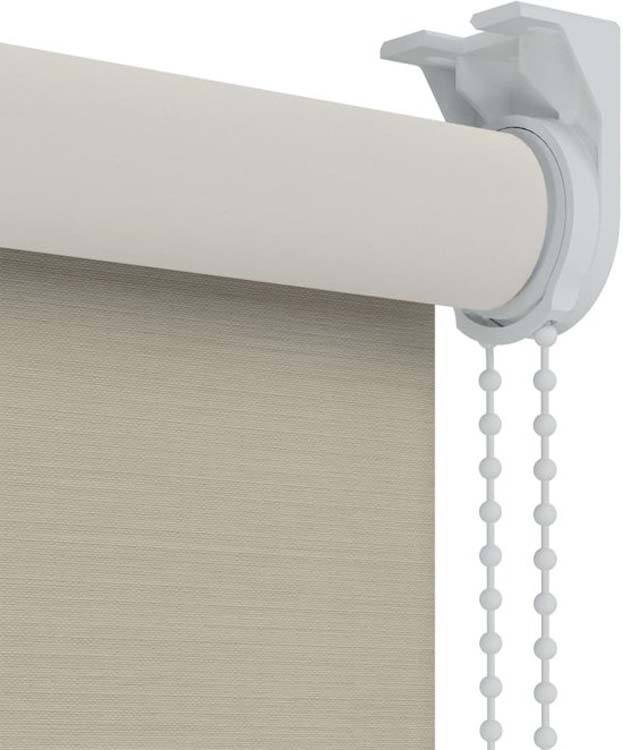 Rolgordijn verduisterend 60x190 cm creme structuur