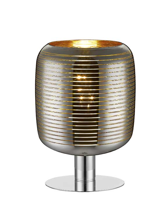 Lucide ERYN - Tafellamp - E27 - Chroom