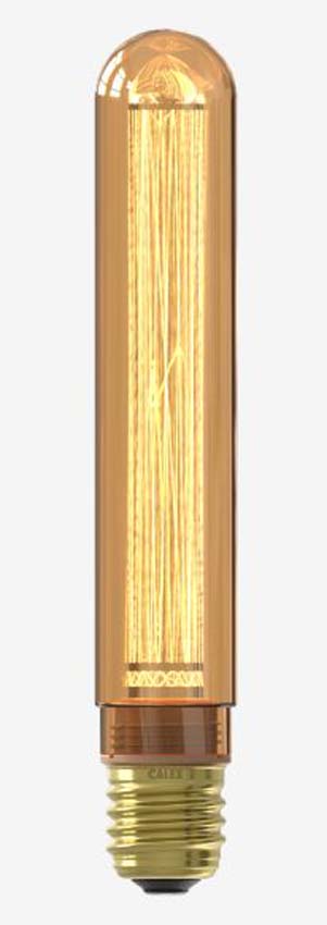 Lampe LED - Doré - Ø3x18,5cm - Dimmable - E27 - 1x2,3W - 65lm - 1800K - 1 pièce Lampe LED - Doré - Ø3x18,5cm - Dimmable - E27 - 1x2,3W - 65lm - 1800K - 1 pièce