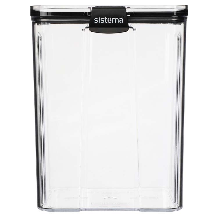 Boîte de rangement Sistema ultra noire 2.75 L