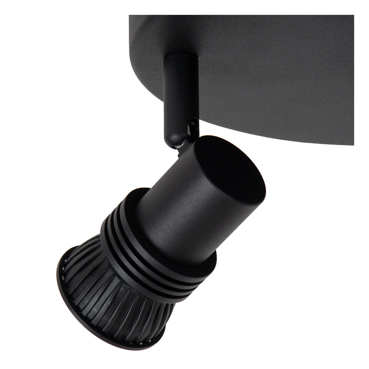 Applique mural Vero - noir - Ø15cm - 2xGU10