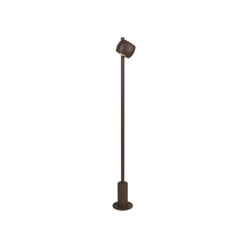 Lucide Essential Capri - Lampadaire intérieur/extérieur - LED - 1x8W - 2700K - IP54 - Café