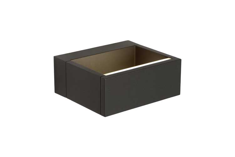 Lucide GOA - Wandlamp Buiten - LED - 1x6W 3000K - IP54 - Antraciet