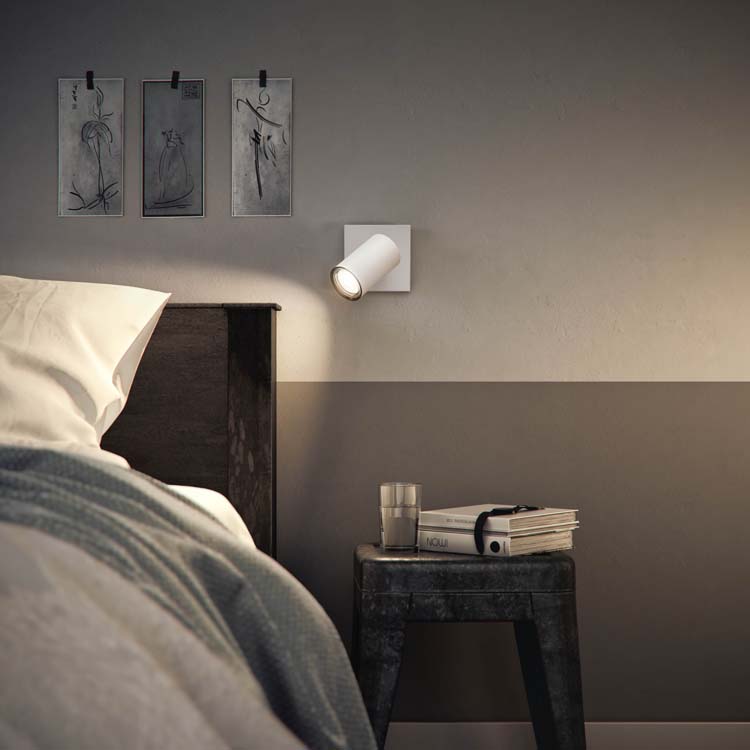 Opbouwspot Single Spot Wit 5,5W