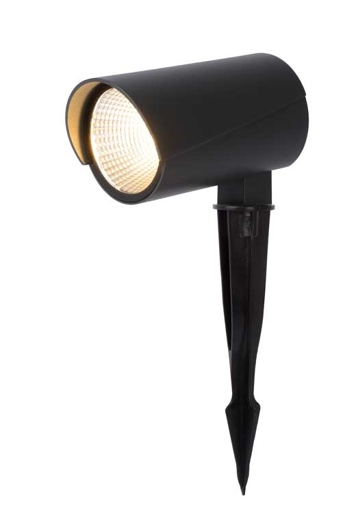 Lucide MANAL - Spot de jardin Extérieur - LED - 1x12W 3000K - IP65 - Anthracite