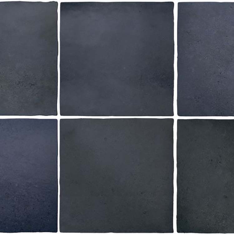Carrelage Trevi bleu foncé mat 13.2x13.2cm