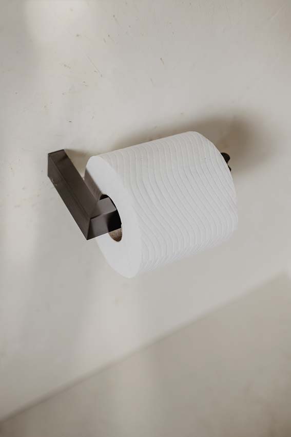 Porte-rouleau Zack Linea graphite ouvert