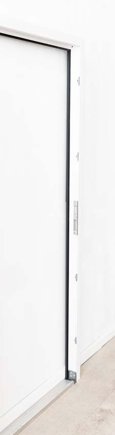 Buitendeur Lumeo PVC mat glas wit 1000x2000mm links