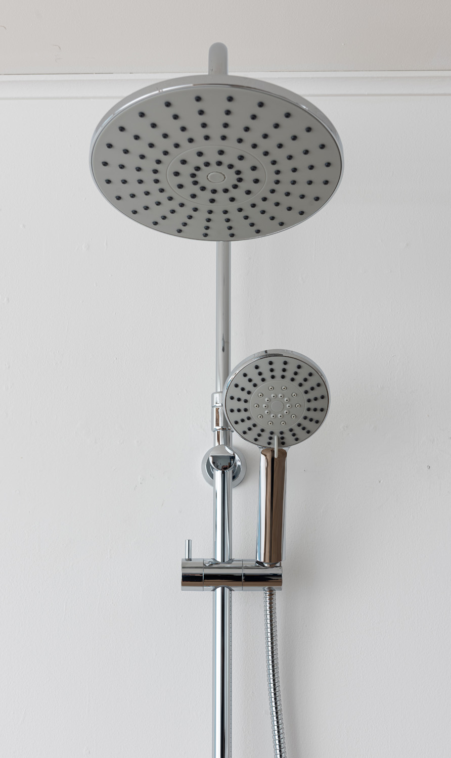Colonne de douche Suki en applique sans robinet chromé
