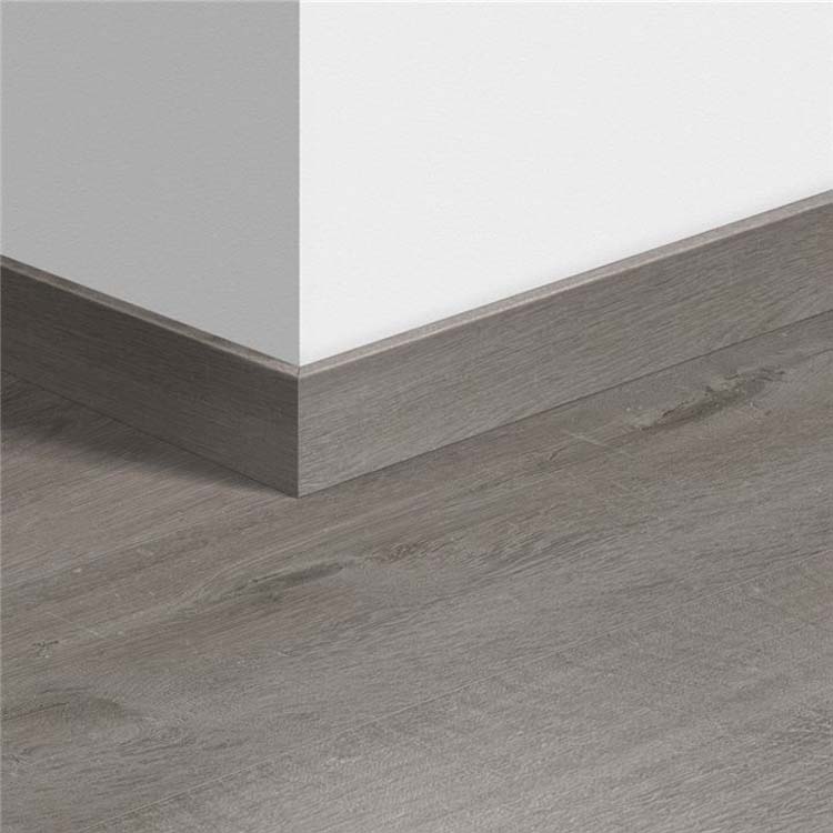 Standaardplint Quick-Step Katoen eik cosy grijs 58 x 12 x 2400 mm