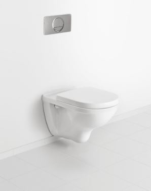 Hangtoilet Villeroy & Boch O.Novo rimless directflush wit inclusief WC-bril