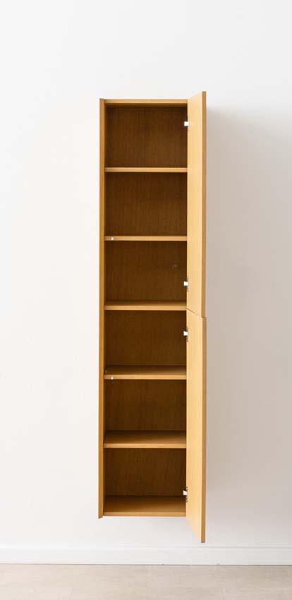 Armoire colonne Waldorf chêne suspendue 170x40x35cm