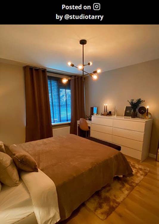 Plafonnier - noir - 6xE27 - 60W