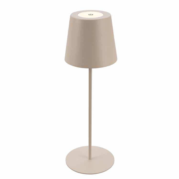 Tafellamp Averio - beige - hoogte verstelbaar - dimbaar - LED - 2.5W - 2700K - IP44 - USB