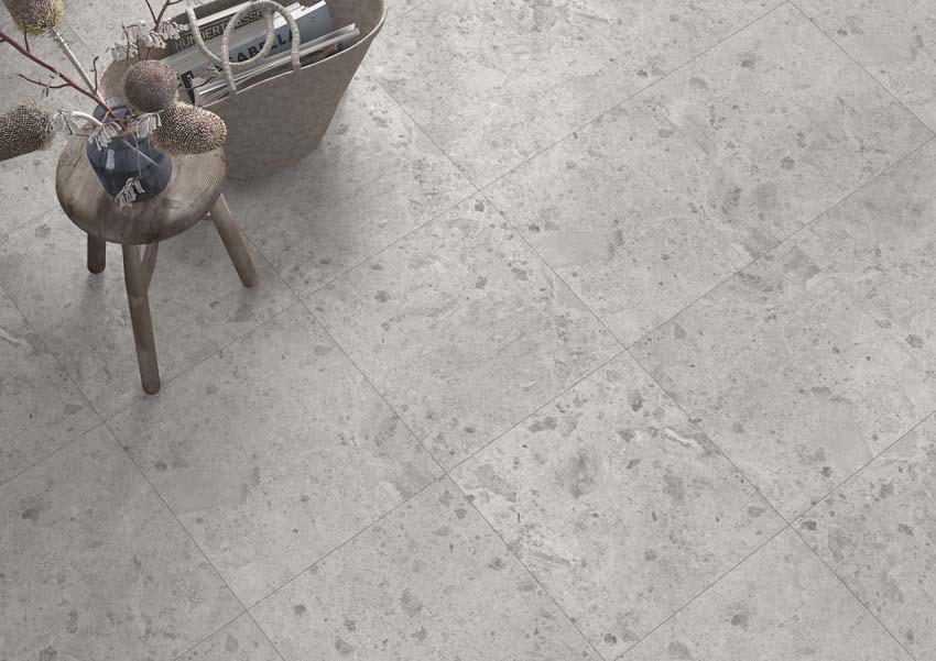 Carrelage de sol et mural Babylon Ceppo gris 60x60cm