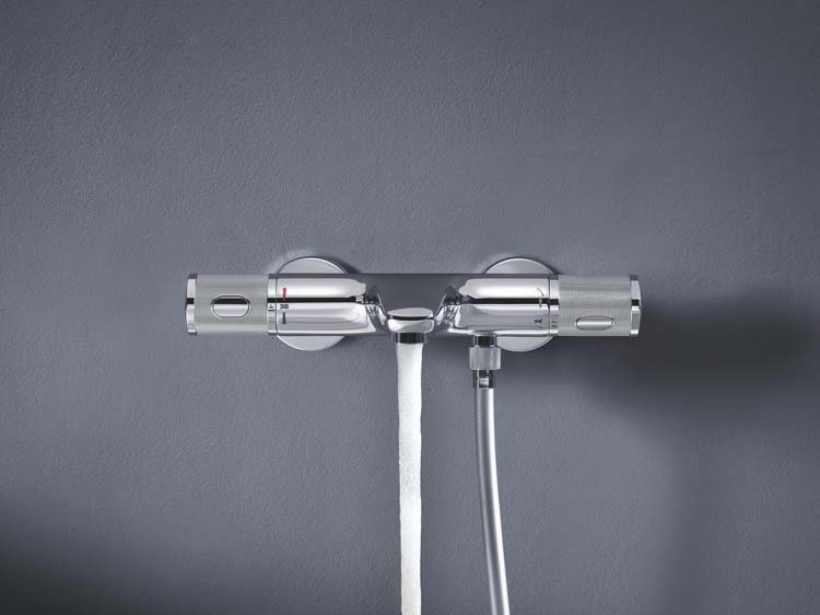 Robinet de baignoire-douche Grohe Precision Feel thermostatique chrome