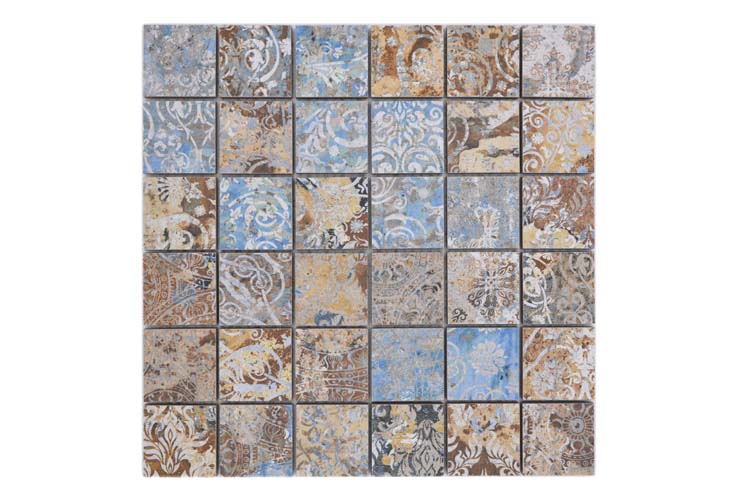 Mozaïek Curtain strong multicolor 29,5 x 29,5 cm