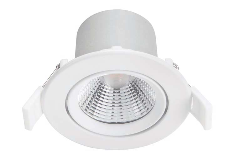 Inbouwspot - wit - Ø8,5xH5,5cm - dimbaar - LED - 3x5,5W - 2700K