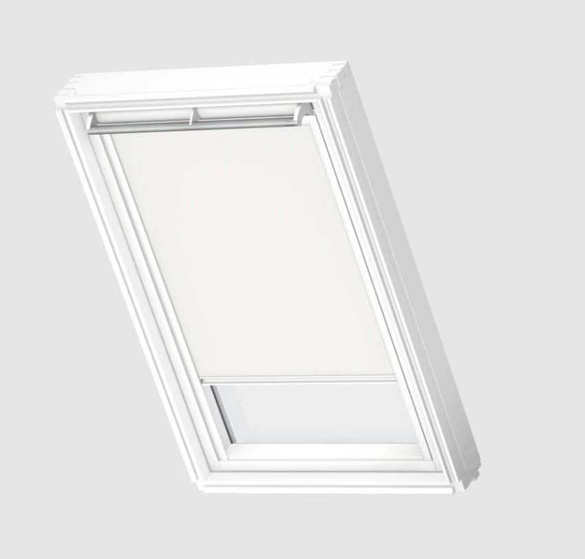 Store enrouleur Velux occultant à commande manuelle blanc SK06 1025SWL