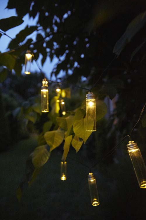 Solar cordon lumineuse Como 14 lampen Solar cordon lumineuse Como 14 lampen