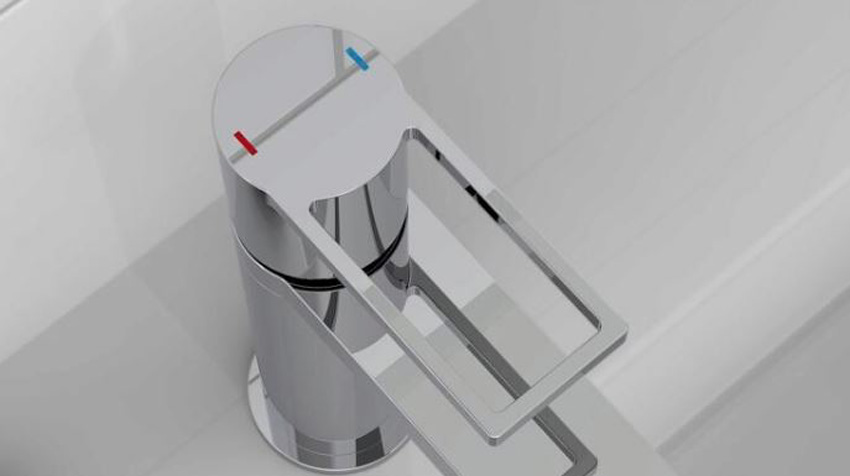 Robinet de lavabo Febe chrome brillant