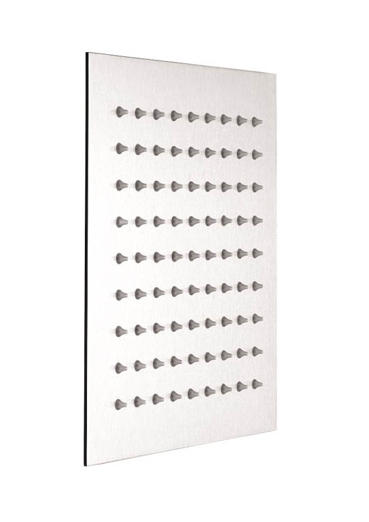 Douchekop Scarlet vierkant RVS chroom 20x20cm