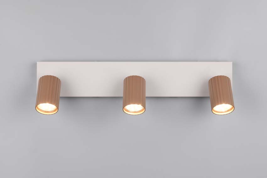 Spot en saillie - Café - 50x9x14,5cm - Dimmable - GU10 - 3x10W