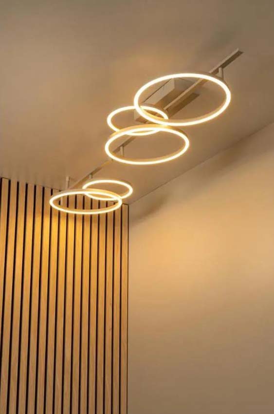 Lucide Essential Nicola - Plafonnier - LED - CCT - 1x37W 2700K/4000K - Taupe - 90x170cm