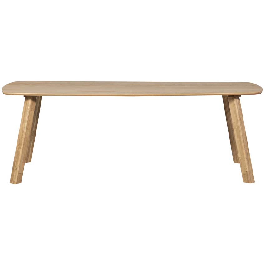 Table Taylor en chêne rectangulaire couleur bois 220x100cm