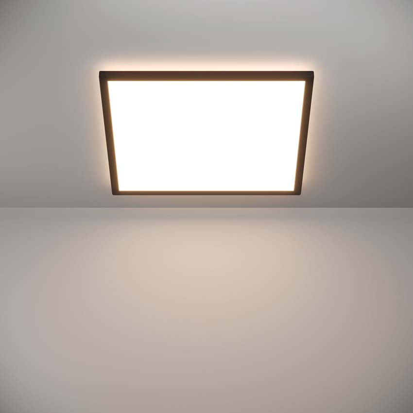 Plafondlamp - Zwart - 50x50cm - LED - 1x36W - 2700-6500K - IP44