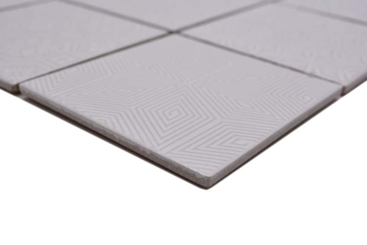 Mosaïque Spirit Decor blanc mat 29,8x29,8cm