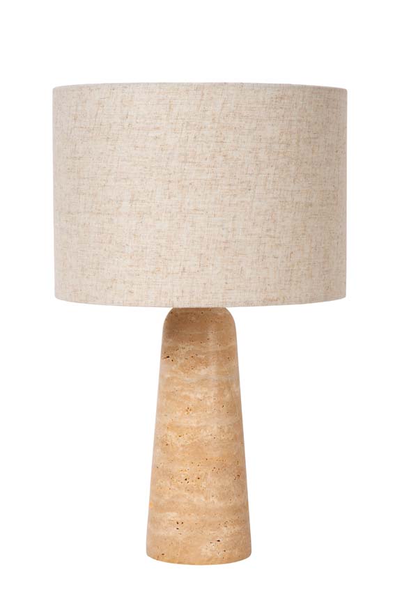 Lucide NIMUE - Lampe de table - Ø 30 cm - 1xE27 - Taupe