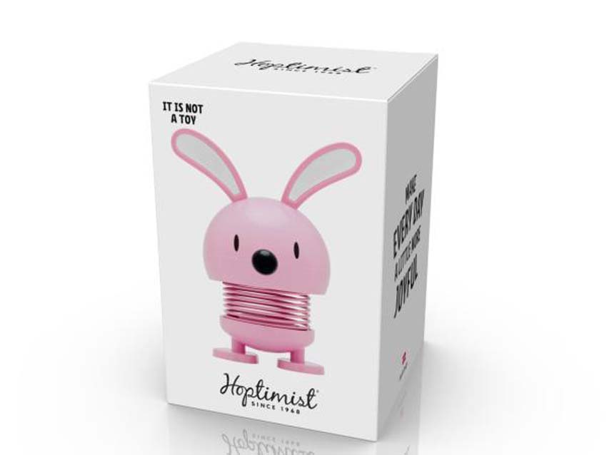 Hoptimist konijn roze