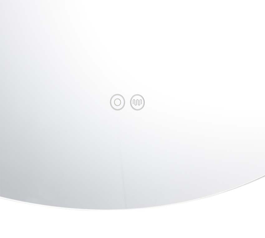 Spiegel organisch LED + anti-condens 100x80cm