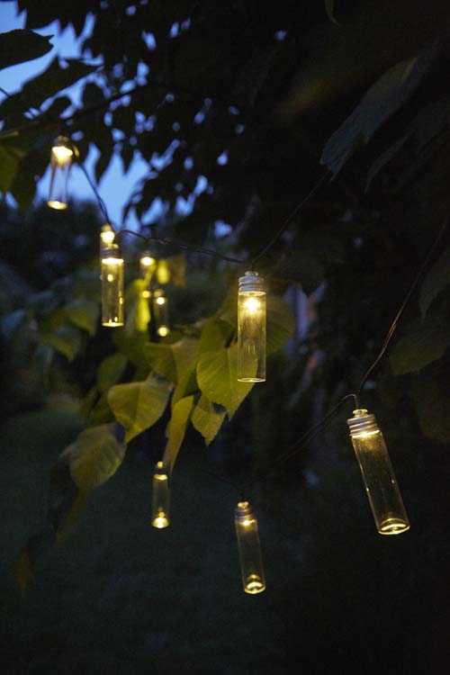 Solar cordon lumineuse Como 14 lampen Solar cordon lumineuse Como 14 lampen