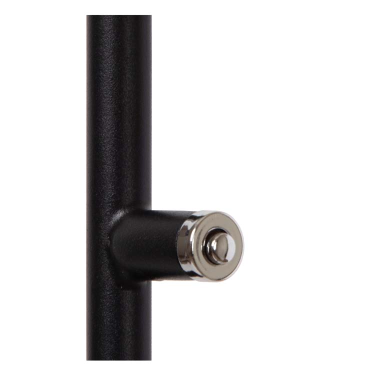 Staande lamp - zwart - H134cm - LED - 12W - 2700/4000K