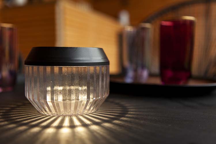 Buitenverlichting draagbare lamp zwart solar 4000K 13 lumen