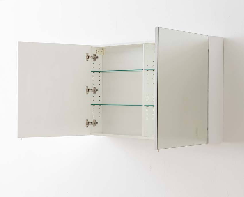 Armoire de toilette Tibo/Tony blanc mat 120x70cm