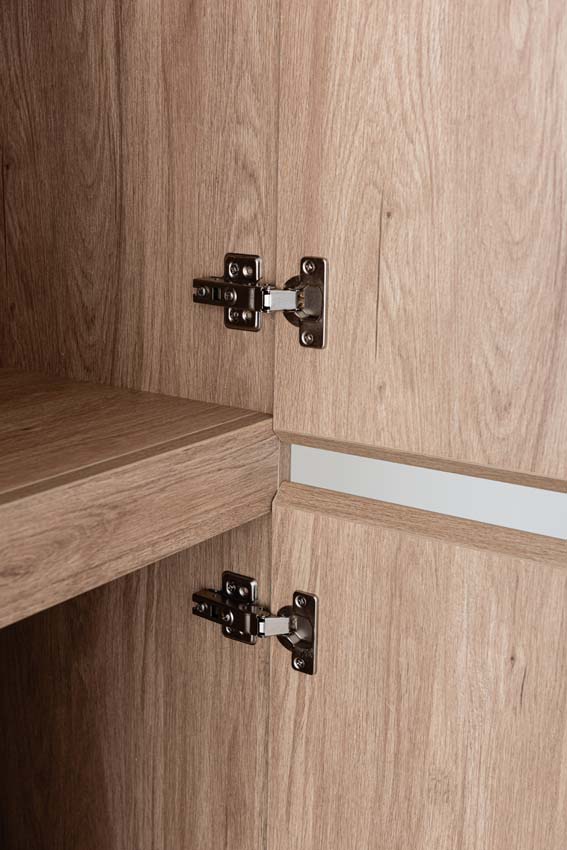 Kolomkast Bianca/Bella eik hangend 180x40x35cm