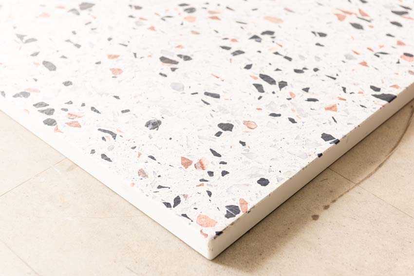 Douchebak Moby SMC terrazzo look 120x90cm
