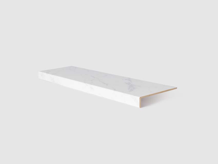 Traptrede Maestro White marble 100x30x5,6cm