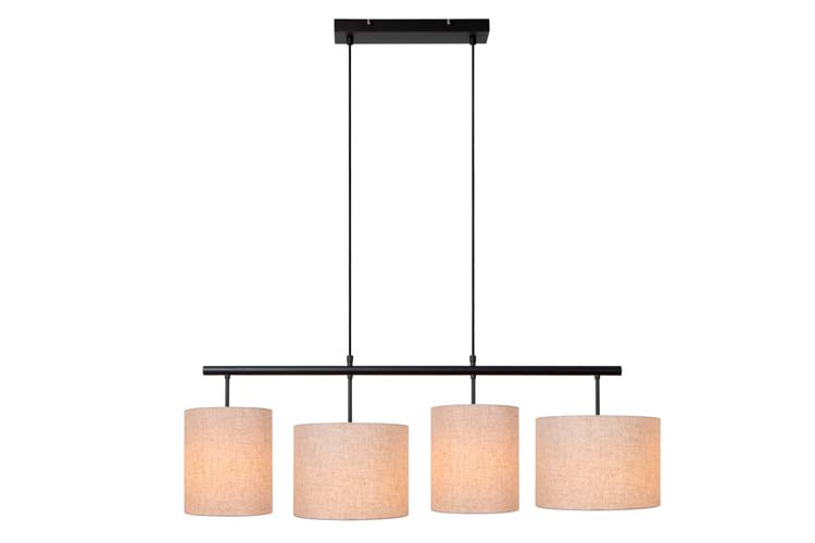 Lucide MAYA - Hanglamp - 4xE27 - Beige