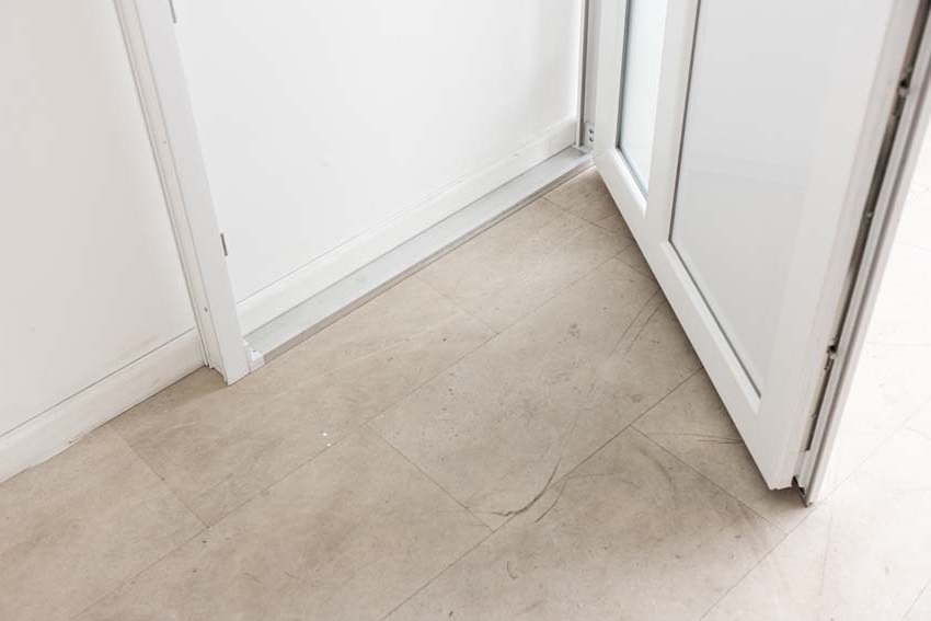 Buitendeur Lumeo PVC mat glas wit 1100x2100mm rechts