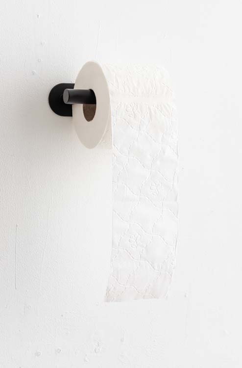 Toiletrolhouder Faith mat zwart