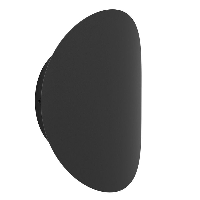 Wandlamp - zwart/wit - 19x6x20cm - LED - 1x4,9W - 2700/4000/6500K - 800lm - IP44