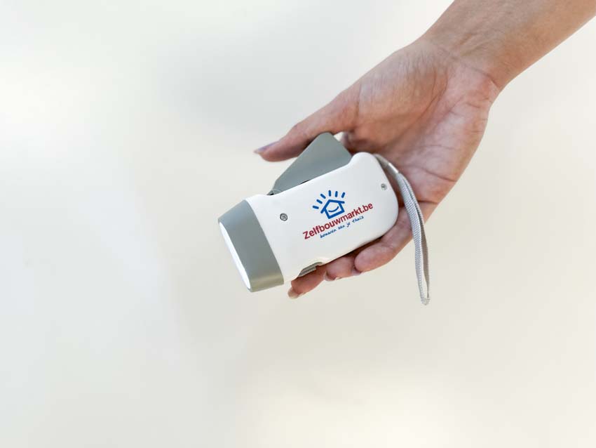 Zaklamp met dynamo oplaadbaar LED wit